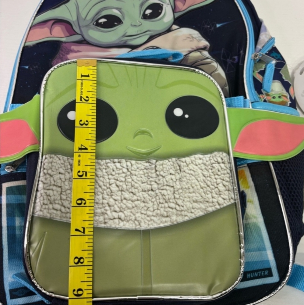 NWT Disney Star Wars Baby Yoda Backpack,Lunch Bag & Water Bottle - Picture 6 of 10